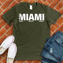 Load image into Gallery viewer, MIAMI Born Raised Proud Alternate Tee
