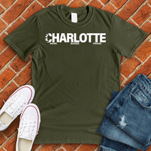 Load image into Gallery viewer, Charlotte Born Raised Proud Alternate Tee
