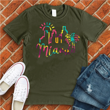 Load image into Gallery viewer, Miami Colorful City Tee
