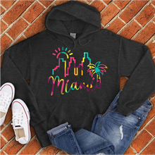 Load image into Gallery viewer, Miami Colorful City Hoodie
