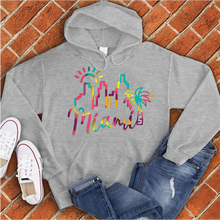 Load image into Gallery viewer, Miami Colorful City Hoodie
