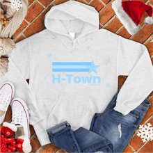 Load image into Gallery viewer, H town Snow Flake Shooting Star Hoodie
