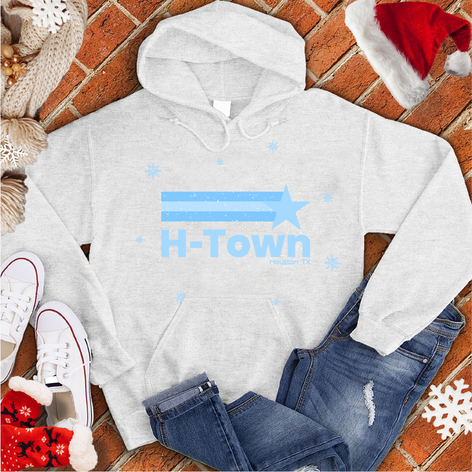 H town Snow Flake Shooting Star Hoodie