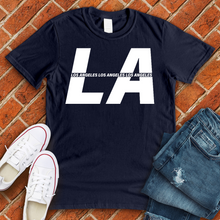 Load image into Gallery viewer, LA Stripe Alternate Tee
