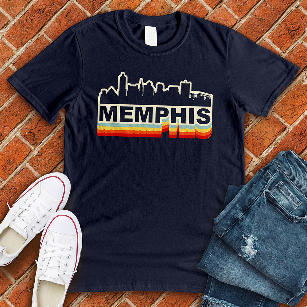 Retro Memphis Skyline Tee