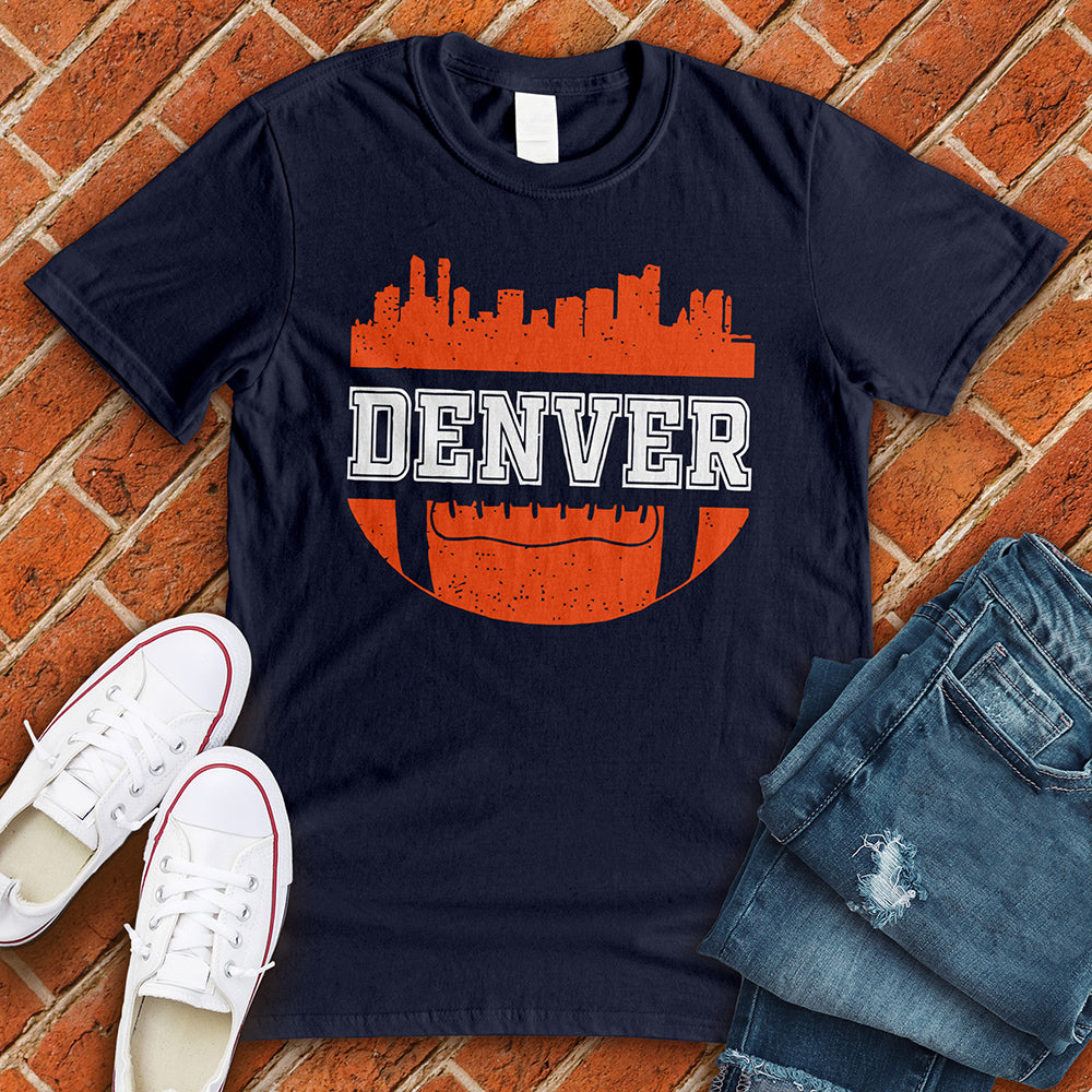 Denver Football Skyline Tee