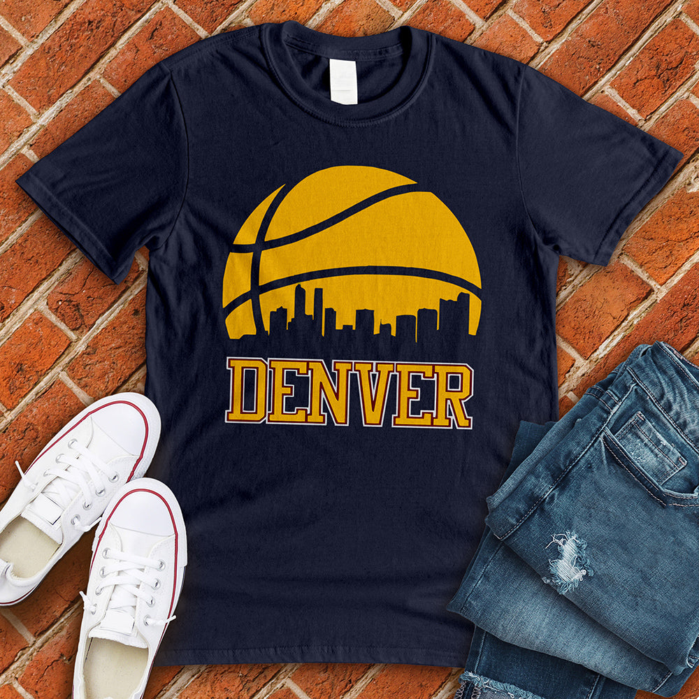 Retro Denver Basketball Tee