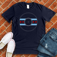 Load image into Gallery viewer, Chicago Flag Disc Tee
