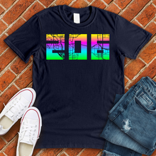 Load image into Gallery viewer, 206 Map Neon Tee
