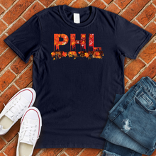 Load image into Gallery viewer, PHL Skyline Fall Tee
