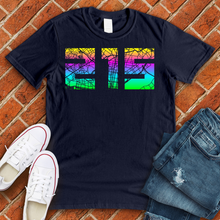 Load image into Gallery viewer, 215 Map Neon Tee
