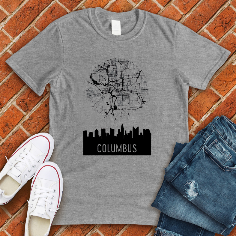 Columbus Map Tee