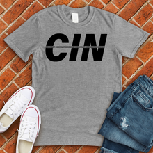 Load image into Gallery viewer, CIN Stripe Tee

