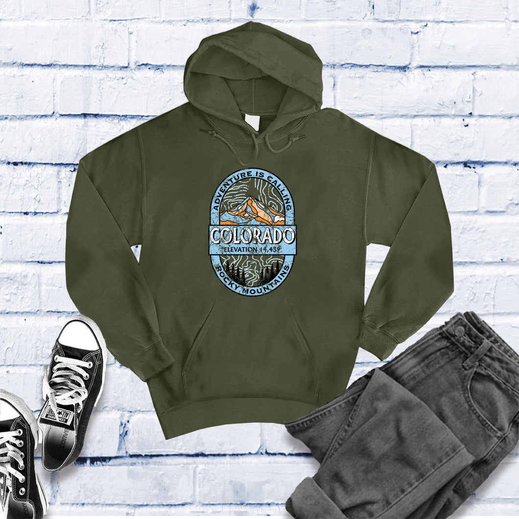 Adventure is Calling Colorado Hoodie