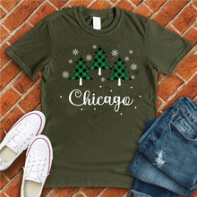 Load image into Gallery viewer, Chicago Christmas Tree Tee
