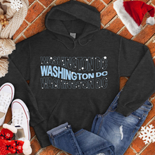 Load image into Gallery viewer, Washington DC Snowflake City Hoodie
