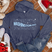 Load image into Gallery viewer, Washington DC Snowflake City Hoodie
