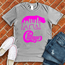 Load image into Gallery viewer, Neon Chicago Bear Tee
