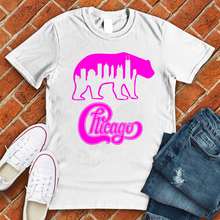 Load image into Gallery viewer, Neon Chicago Bear Tee
