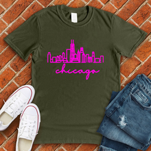 Load image into Gallery viewer, Chicago Skyline Tee
