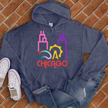 Load image into Gallery viewer, Chicago Colorful City Hoodie
