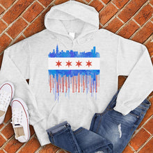 Load image into Gallery viewer, Chicago Flag Drip Hoodie
