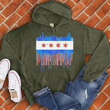 Load image into Gallery viewer, Chicago Flag Drip Hoodie
