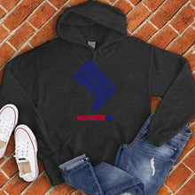 Load image into Gallery viewer, Washington DC Map Hoodie
