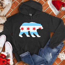 Load image into Gallery viewer, Chicago Flag In Bear Hoodie
