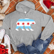 Load image into Gallery viewer, Chicago Flag In Bear Hoodie
