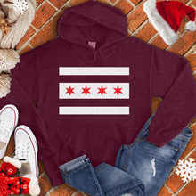 Load image into Gallery viewer, Chicago Flag Stripes Hoodie
