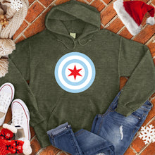 Load image into Gallery viewer, Chicago Round Flag Hoodie

