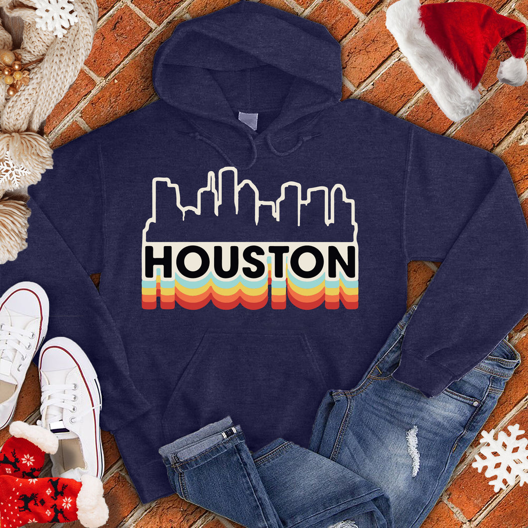 Retro Houston Christmas Hoodie