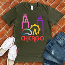 Load image into Gallery viewer, Chicago Colorful City Tee
