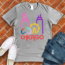 Load image into Gallery viewer, Chicago Colorful City Tee
