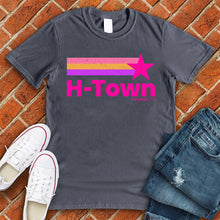 Load image into Gallery viewer, Neon H Town Shooting Star Tee
