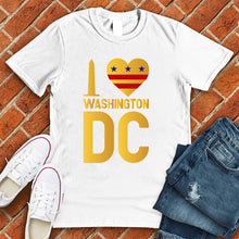 Load image into Gallery viewer, I Love Washington DC Monument Heart Tee
