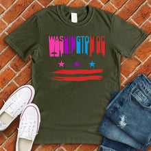 Load image into Gallery viewer, Washington DC Flag Skyline Tee
