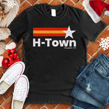 Load image into Gallery viewer, H-Town Star Stripes Xmas Tee
