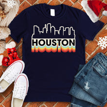 Load image into Gallery viewer, Retro Houston Christmas Tee
