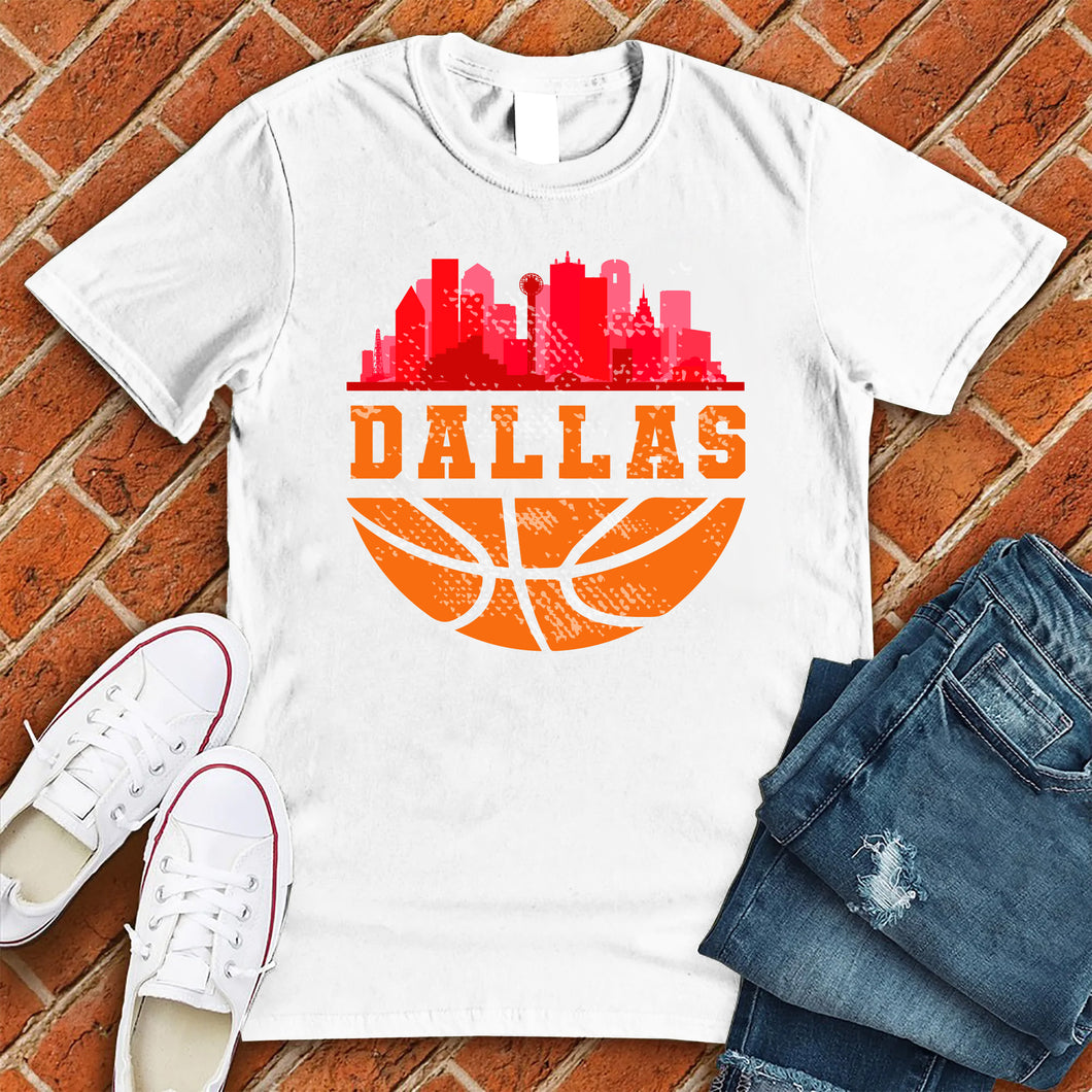 Dallas Basketball City Tee