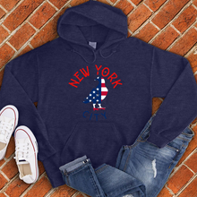 Load image into Gallery viewer, New York City Pigeon Flag Hoodie
