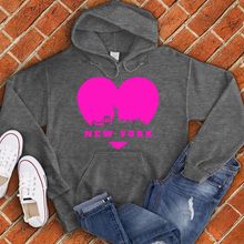Load image into Gallery viewer, New York Heart Hoodie
