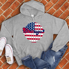 Load image into Gallery viewer, Chicago Illinois American Flag Hoodie
