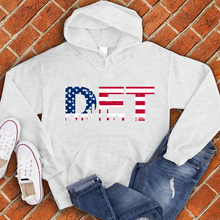 Load image into Gallery viewer, American Flag DET Hoodie
