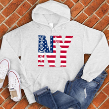 Load image into Gallery viewer, American Flag NY Hoodie
