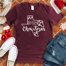 Load image into Gallery viewer, Houston Christmas State Tee
