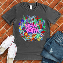 Load image into Gallery viewer, New York Animated City Tee
