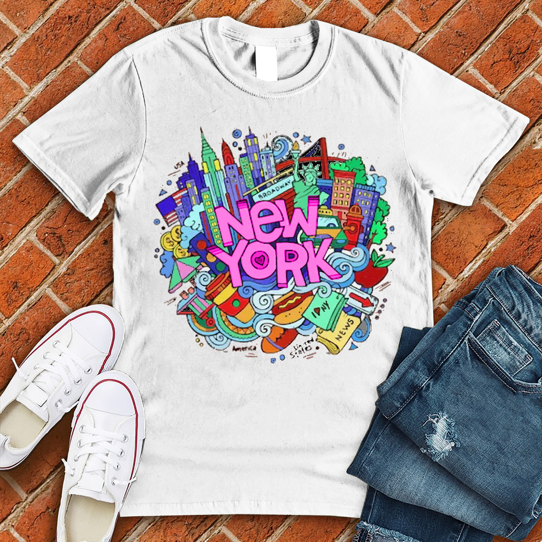 New York Animated City Tee